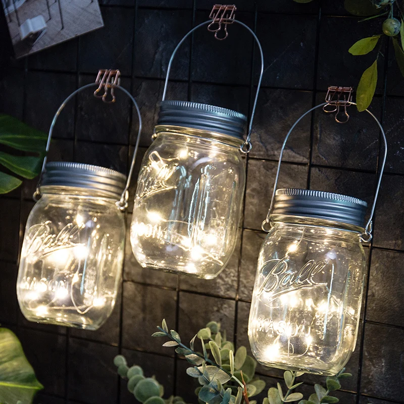 

Glass Bottle Night Light Tabletop Home Decoration Wall Hanging Cafe Restaurant Party Christmas Birthday Wedding Decoration