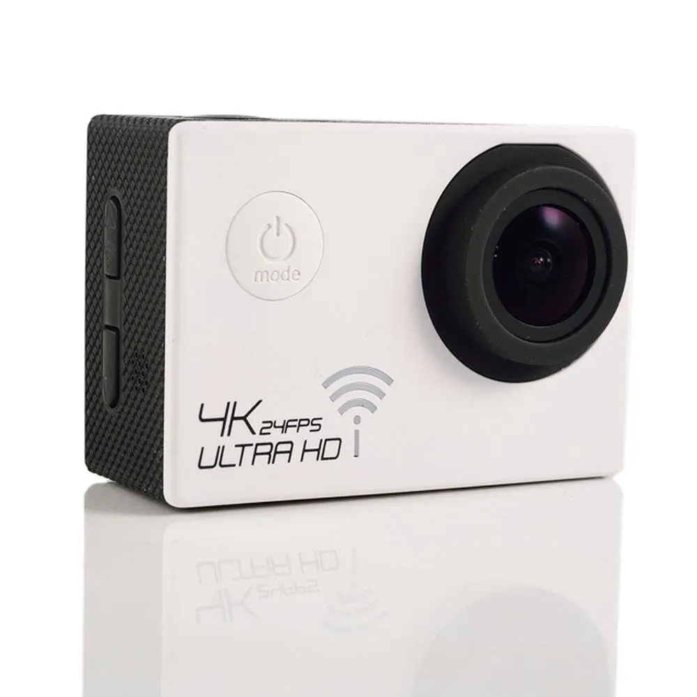 Экшн-камера Ultra HD 4 K 24fps WiFi NTK96660 2,0 дюймов 16MP 170D Len шлем Cam Водонепроницаемый 30 м Экстремальная Спортивная камера