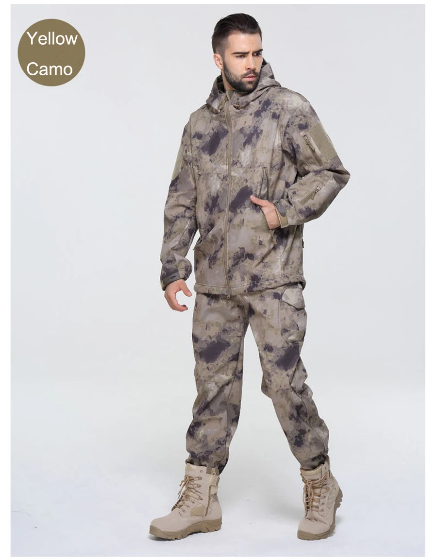 Ice Winter Suit Fly Fishing Clothes Camouflages Men (33)