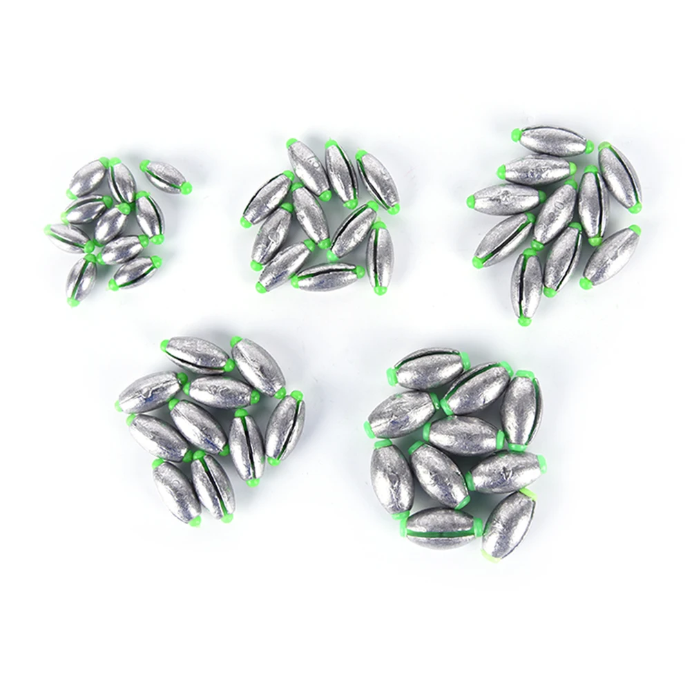 

10pcs Lead Sinkers Removable Split Lead Shot Sinkers Fishing Sinker Leads Weights Fishing Accessories 4g 5g 7g 10g 15g