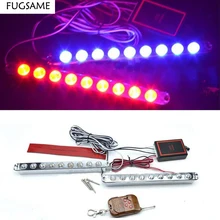 9*2 12LED strobe flash light/Daytime Running Light DRL/Bumper Lamp with wireless remote control for all car truck taxi 2pcs/lot