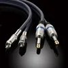 GUSUO Quality Dual RCA to 2x 6.35mm 1/4'' Mono TS Plug Audiophile Audio Cable  for Mixer Amplifier 0.5M-30M ► Photo 2/6