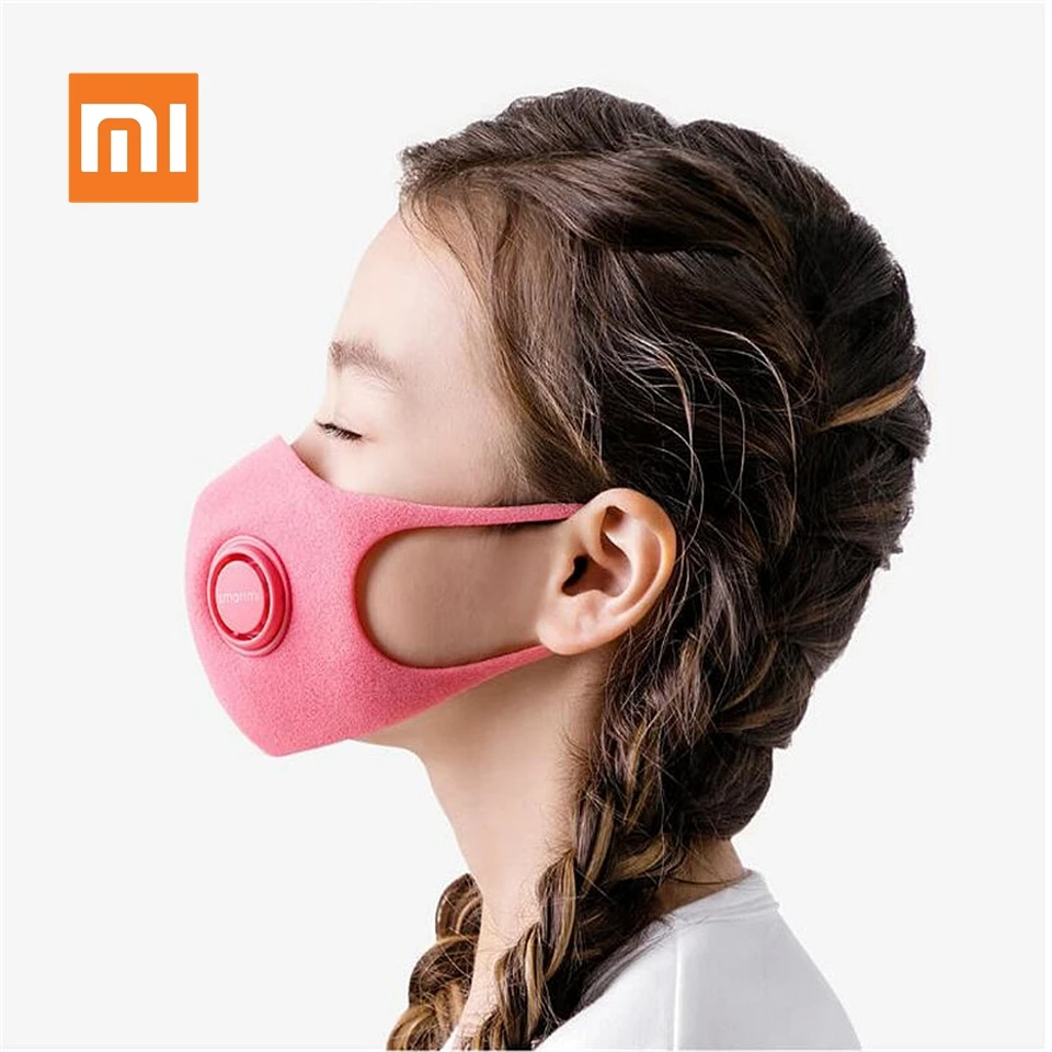 Xiaomi SmartMi Kid Mask, Детский Светильник, дышащая маска с защитой от дымки, мощная фильтрация, PM2.5, блокировка аллергенов, для друзей, 1 шт