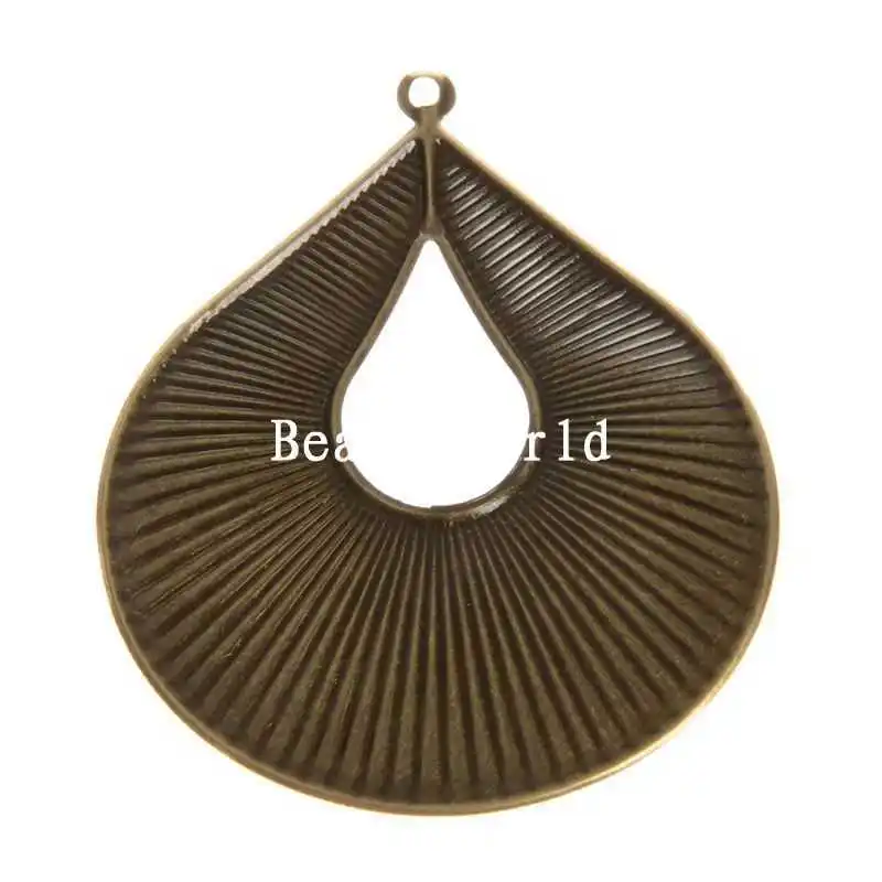 

Wholesale Best Quality 30 Pcs Bronze Tone Filigree Oval Connector Embellishments Jewelry Findings 66x56mm(W04916)
