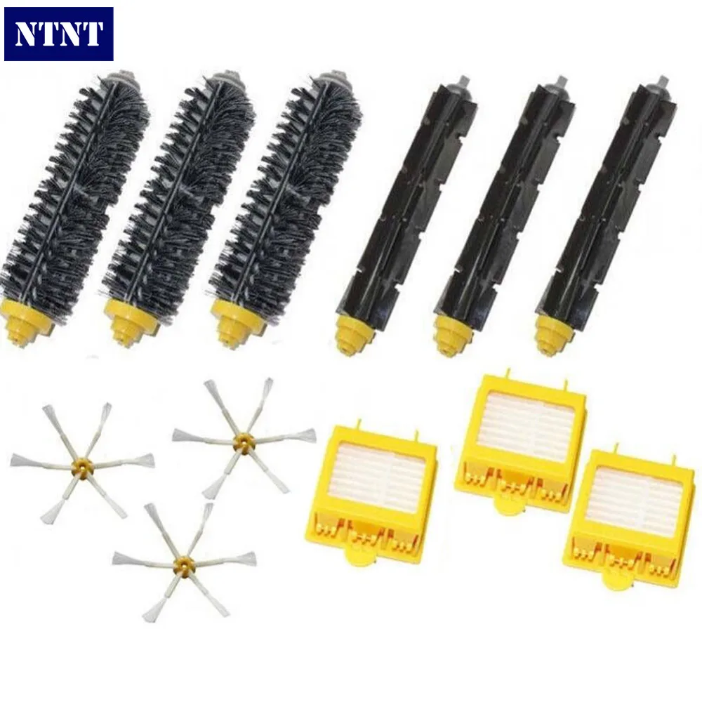 

NTNT Free Post new Hepa Filters & Brush Pack Kit 6 Armed For iRobot Roomba 700 Series 760 770 780