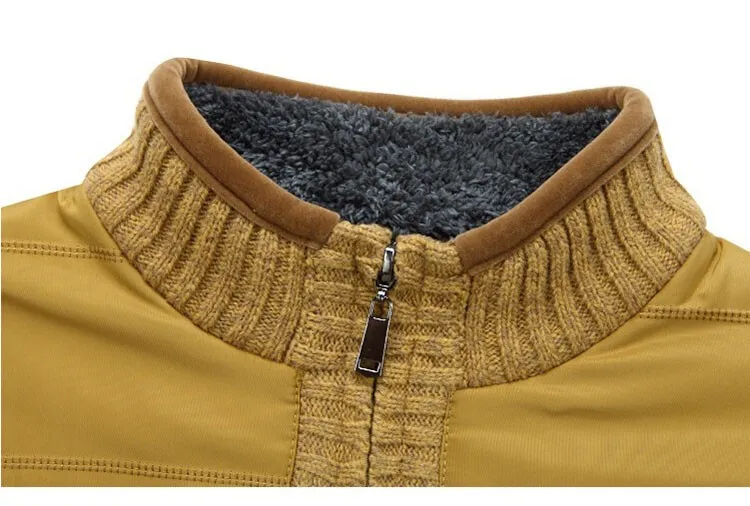 Aolambgs Sweater Men Autumn Winter Thick Collar Male Cardigan 2016 Fashion Brand Clothing Outwear Knitting Sweter Hombre M-3XL (6)