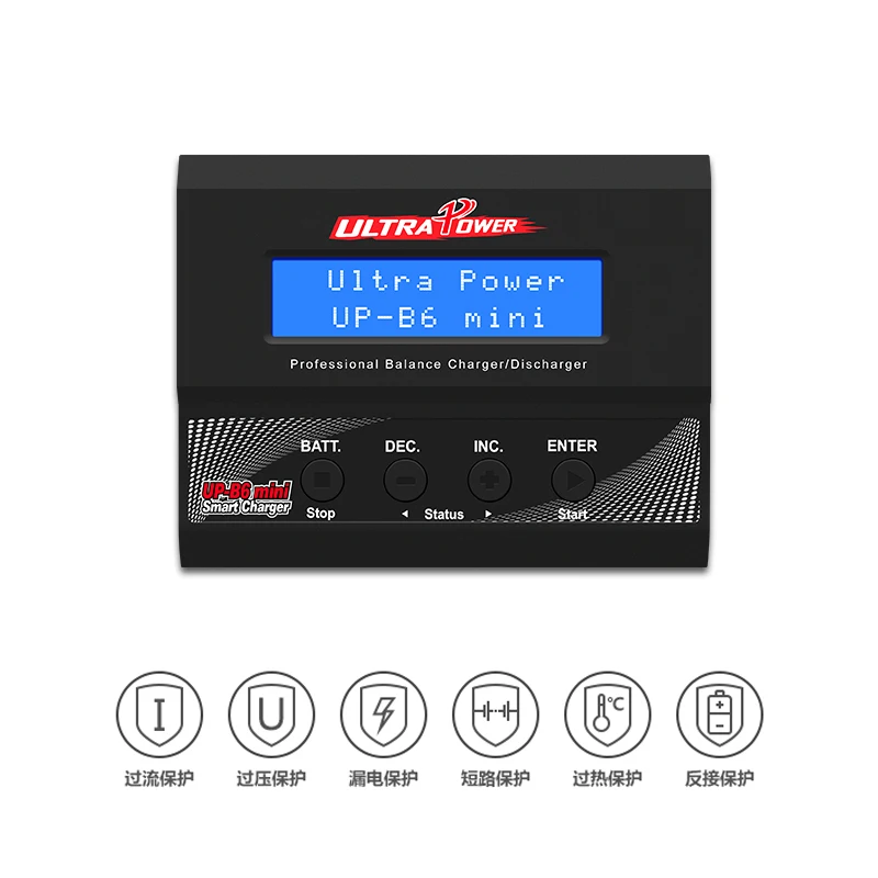 

UP-B6 MINI Ultra Power Charger UP B6 MINI AC/DC Smart Balance Battery Charger Outfield Lipo Charger 60W 6A 2-6S