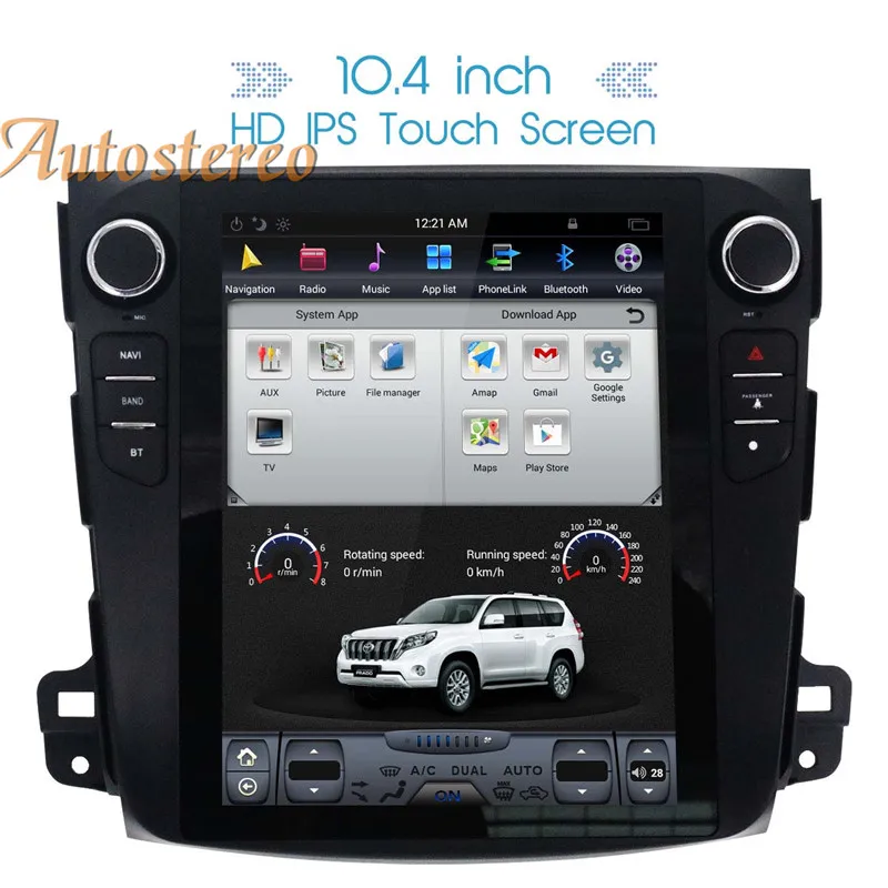 Best Tesla Android 9.0 Car GPS Navigation For Mitsubishi Outlander 2006~2012 For Citroen C-Crosser for Peugeot 4007 no DVD multimedia 3