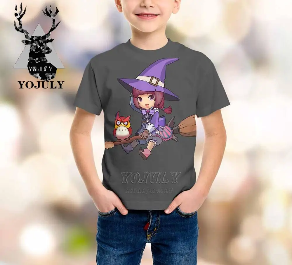 YOJULY Witch Doremi harajuku/детская одежда с 3D принтом для маленьких мальчиков и девочек