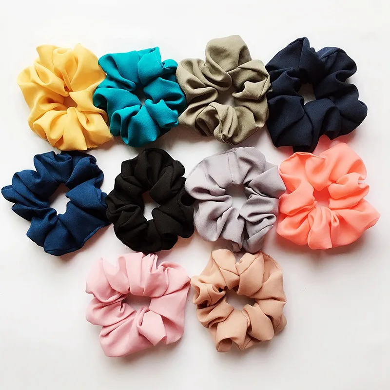 

Hair Bun wraps Scrunchie Ring Elastic Hair Bands Bobble for Women girl Sports Dance Scrunchies Scrunchie Hairband 20pcs FJ3352