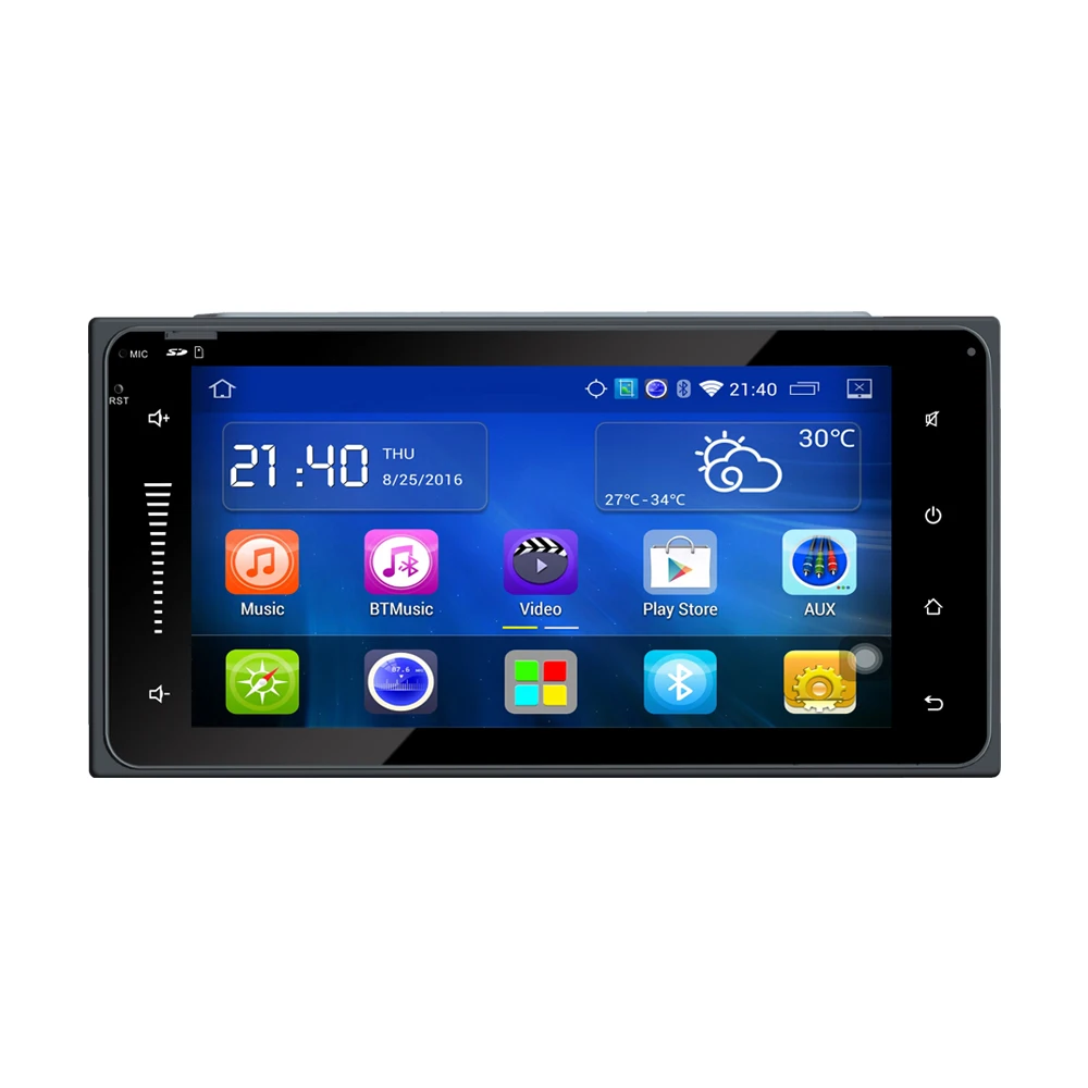 For Toyota Universal Android 5 1 Multimedia Player font b Car b font Radio Stereo 7