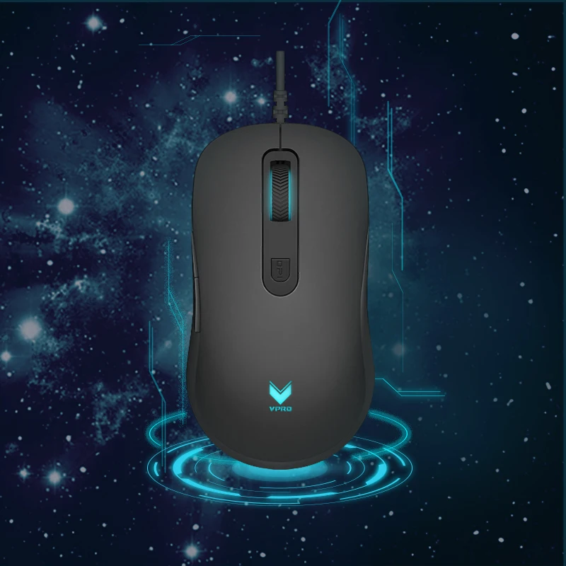 Новая программируемая игровая мышь Rapoo V22/V220 3000DPI 7 кнопок USB Проводная оптическая