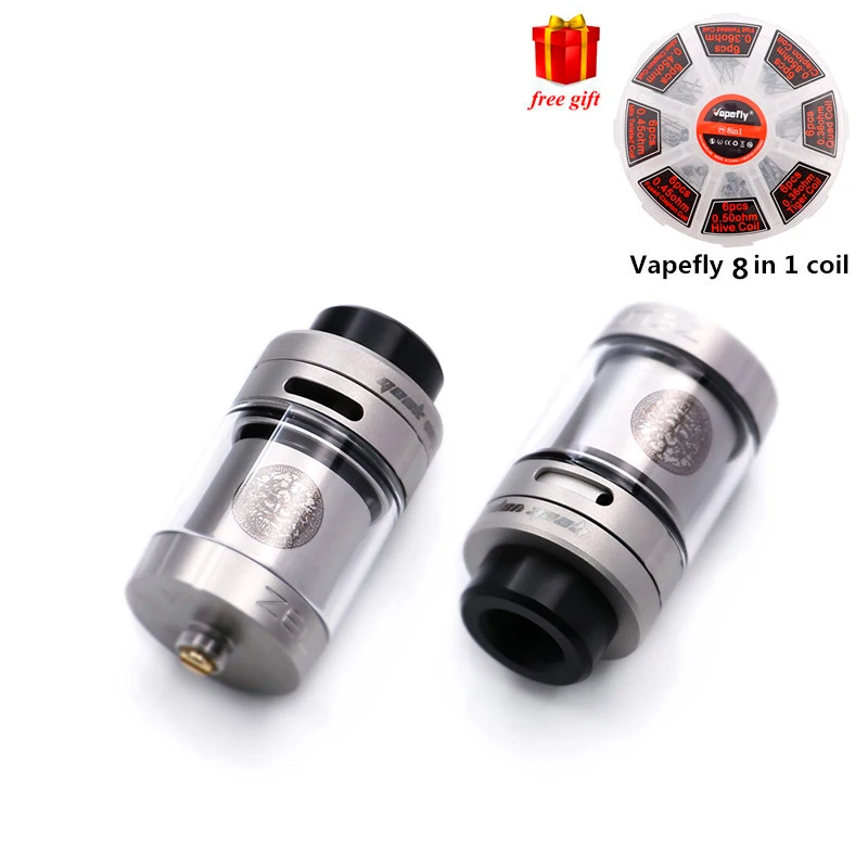

Geekvape Zeus Dual coil RTA 5.5ml RTA leak proof E Cigarette tank fit drag 2 mod 3D airflow zeus atomizer Dual coil atomizer