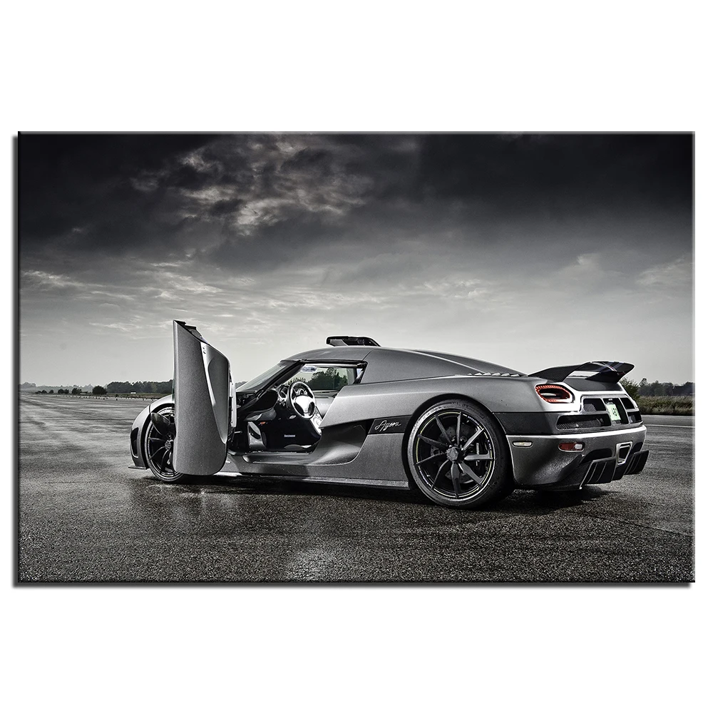

Koenigsegg Agera Vehicle Poster Popular Art Modern Print Posters Canvas Painting Wall Pictures For Living Room Home Decor A68