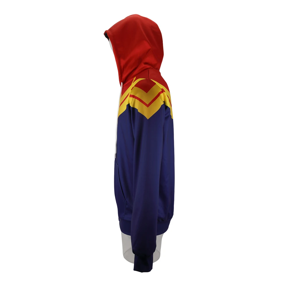 3D Printed Captain Marvel Carol Danvers Ms Marvel Costumes Hoodies Sweatshirts Tracksuit Casual Zipper Hooded Jacket Clothing (6)