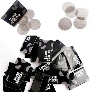 

300 PCS(60 Packs)Tobacco Pipe Smoking Pipe Screen Filters Hookah Water Pipe Stainless Steel Metal Filters Smoke Screen Gauze
