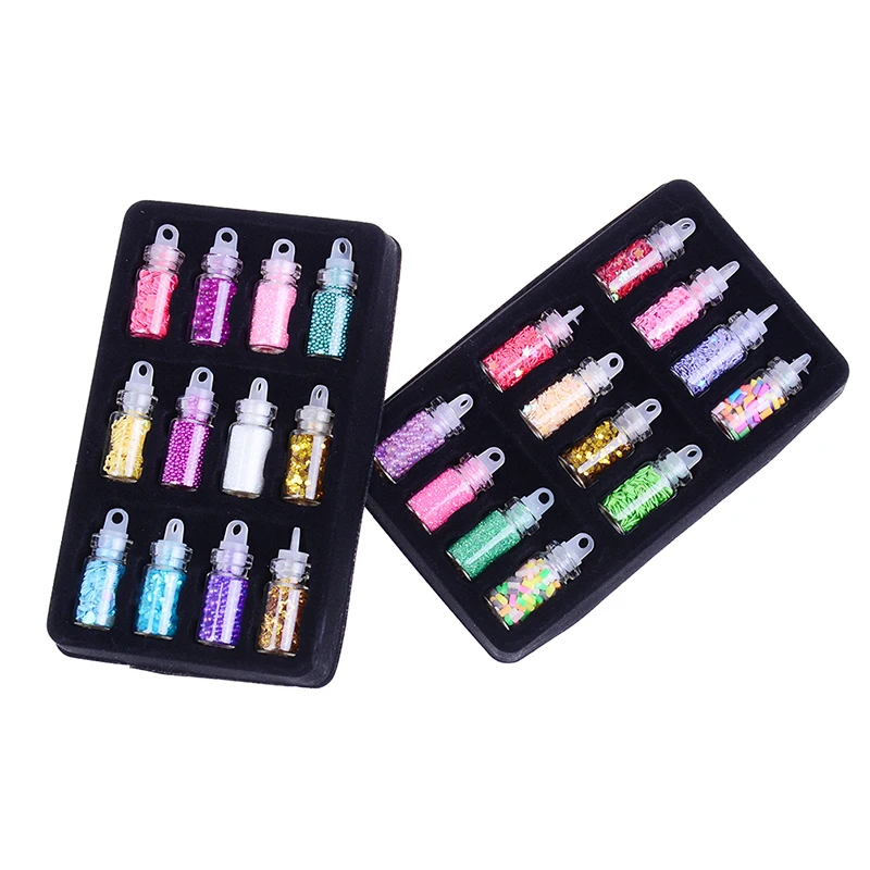 1 набор случайных блесток наполнитель прозрачный/пушистый полимер слизи игрушки для DIY набор аксессуаров - Цвет: random color