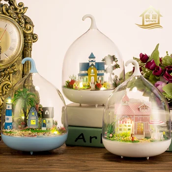 

XXXG Micro landscape DIY cottage handmade toy house building model assembled send birthday gift
