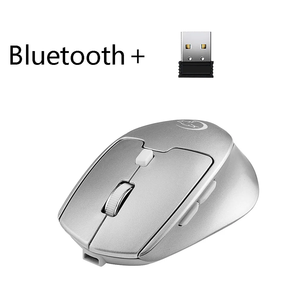 Мышь Bluetooth мышь перезаряжаемая 2400DPI 2 4G беспроводная Мобильная USB Проводная