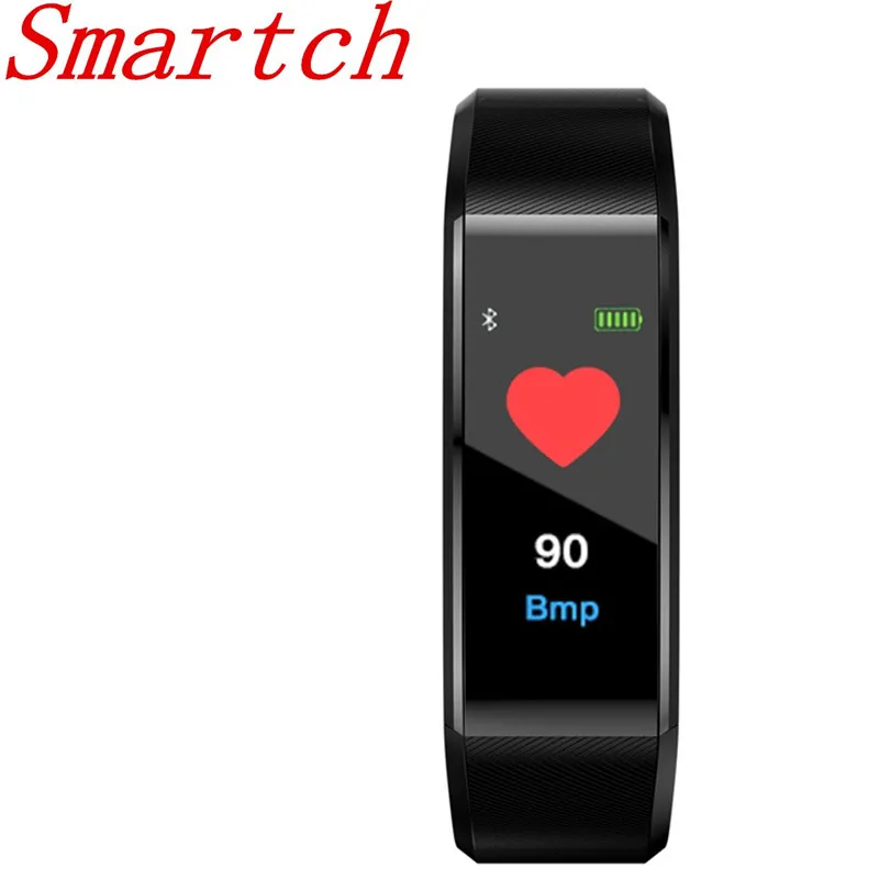 

Smartch ID115 HR Plus Smart Bracelet Sport Mode Fitness Tracker Wrist Heart Rate Monitor Route PK Xiao mi mi band