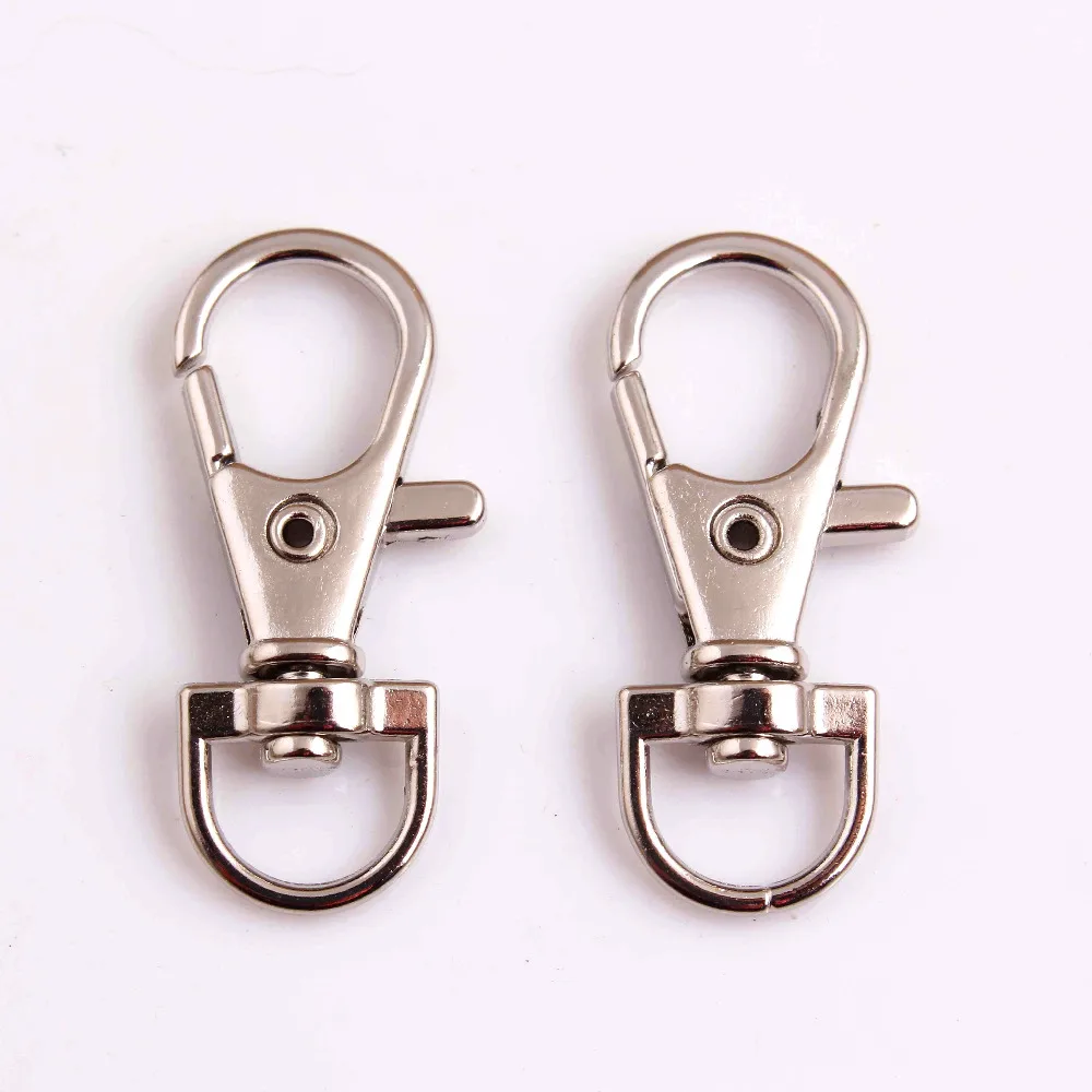 

Shinny Silver 35*13mm 200pcs Lobster Clasp for Chunky Necklace Jewelry Findings