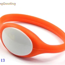 BG-13 100 шт./лот 13,56 МГц мультичастотный Классический 1 K S50 F08 наручный браслет NFC Браслет микросхемой чипом микропроцессорные карты для бассейна сауна комната тренажерный зал