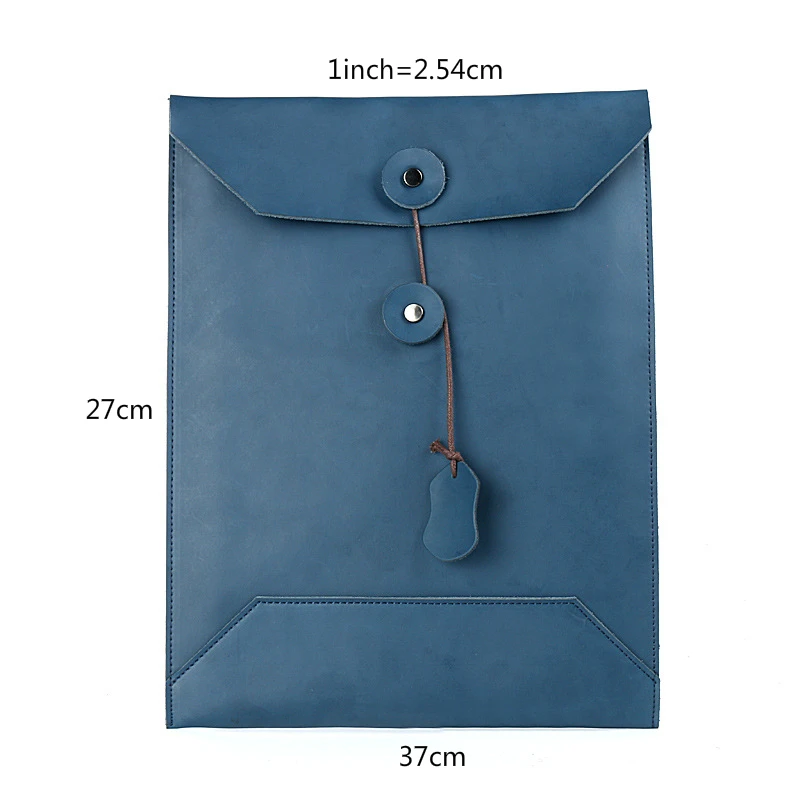 

Moterm 100% Genuine Leather Men Envelope Bag A4 Size Simple Design Date File Package Documents Pouch Male Day Handbag