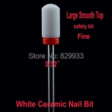 Профессиональный Маникюр Педикюр Дрель аксессуар сильный 90 микромотор Инструменты ногтей Керамика Burr Биты большой баррель Круглый Гладкие Топ