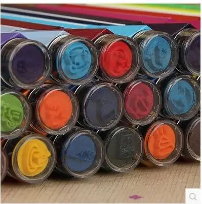 

New arrival AIHAO 1881# washable markers seal 36colors watercolor pen thick head pen with seal children graffiti pen