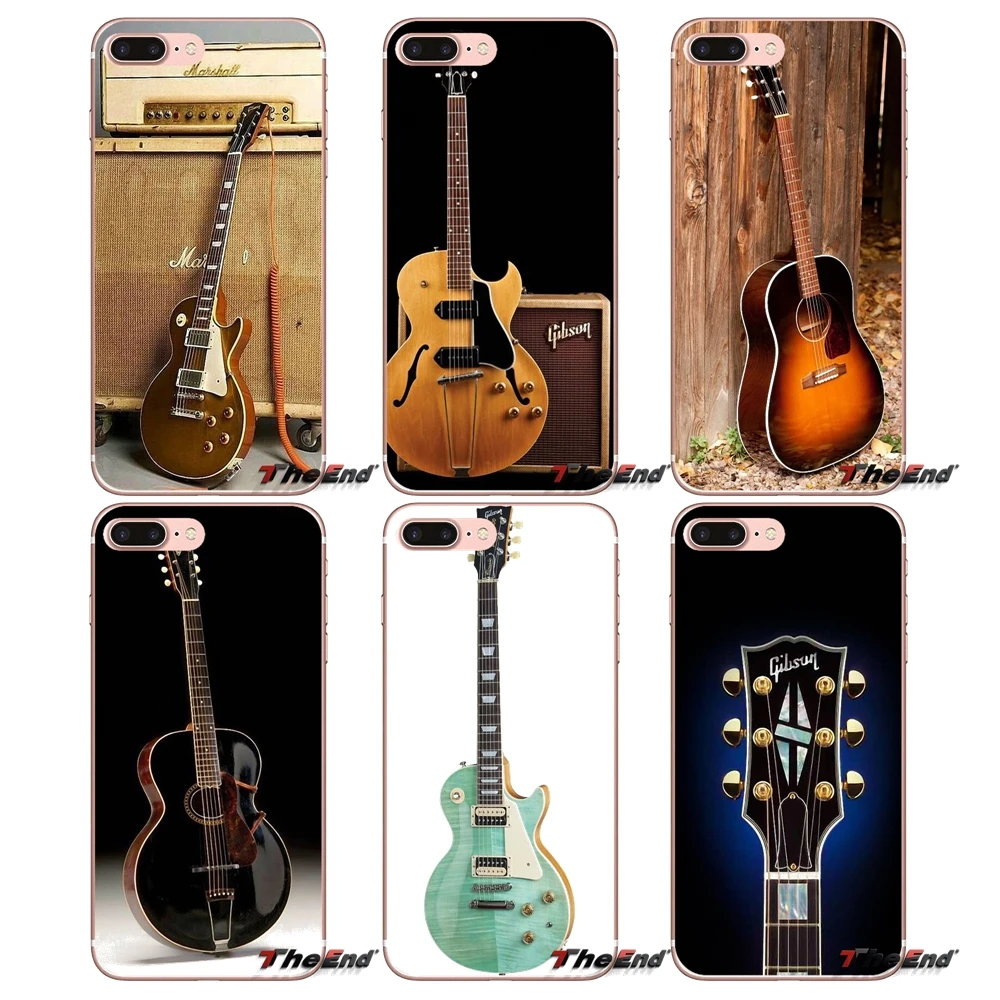 Gibson музыкальная Акустическая гитара для HTC U11 One M7 M8 A9 M10 E9 Desire 630 530 626 628 816 820 Motorola G G2