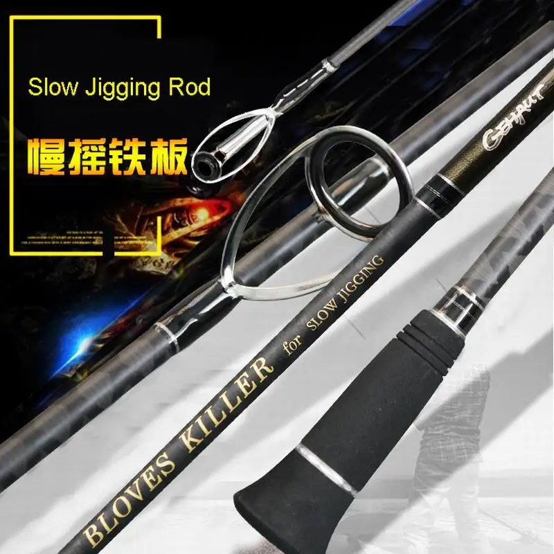 

GEHAUT Brand Bloves Killer Fuji Line Guide Powerful Slow Jigging Super High Purity Hard Carbon Ocean Boat Fishing Rod Superlight