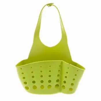 Kitchen Sink Sponge Holder Bathroom Hanging Strainer Organizer Exquisite Rack(Random Color - Цвет: Зеленый