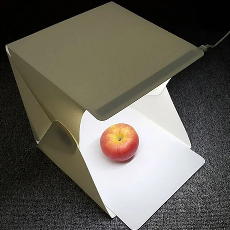 Photo Light Box Photography 24x24x24 Tabletop Dimmable Led Cube Shooting