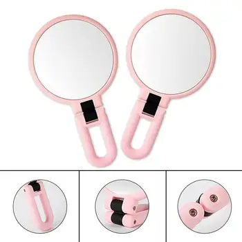 

Portable Makeup Mirror Lady Dressing Table Small Pocket Mirror Dressing Mirror Cosmetic Makeup Mirror 360 Degree Rotating Makeup