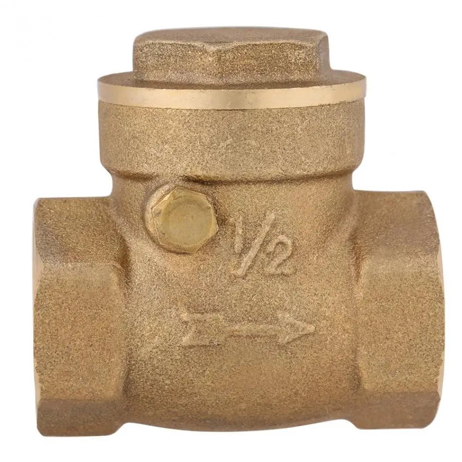 DN15 DN20 DN25 медный обратный клапан с резьбой не возвращаемый 232PSI для предотвращения