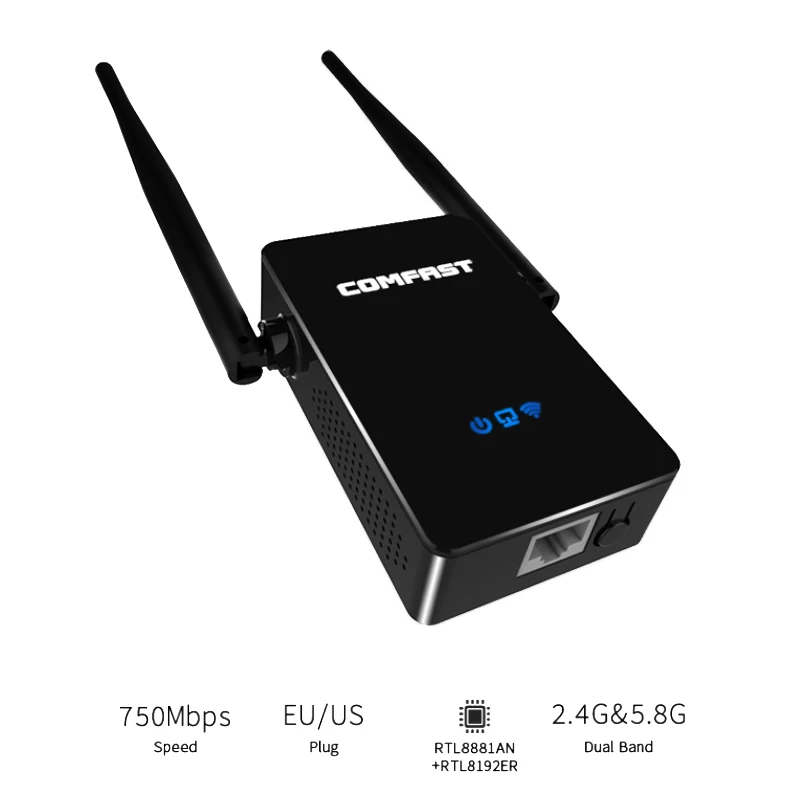 300M 750Mbps wifi ретранслятор двухдиапазонный удлинитель 5g 2 4g беспроводной