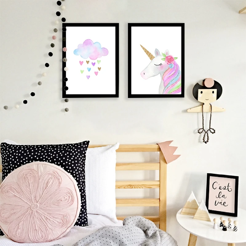 Unicorn canvas print