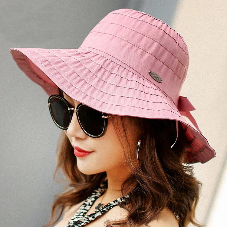 Fashion Summer Sun Hat For Women Bohemia Beach Hats Wide Brim Girls