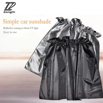 

ZD Car side window curtain Sunshade with sucker For Audi a4 a6 a3 Opel astra insignia Suzuki vitara swift Alfa Romeo accessories