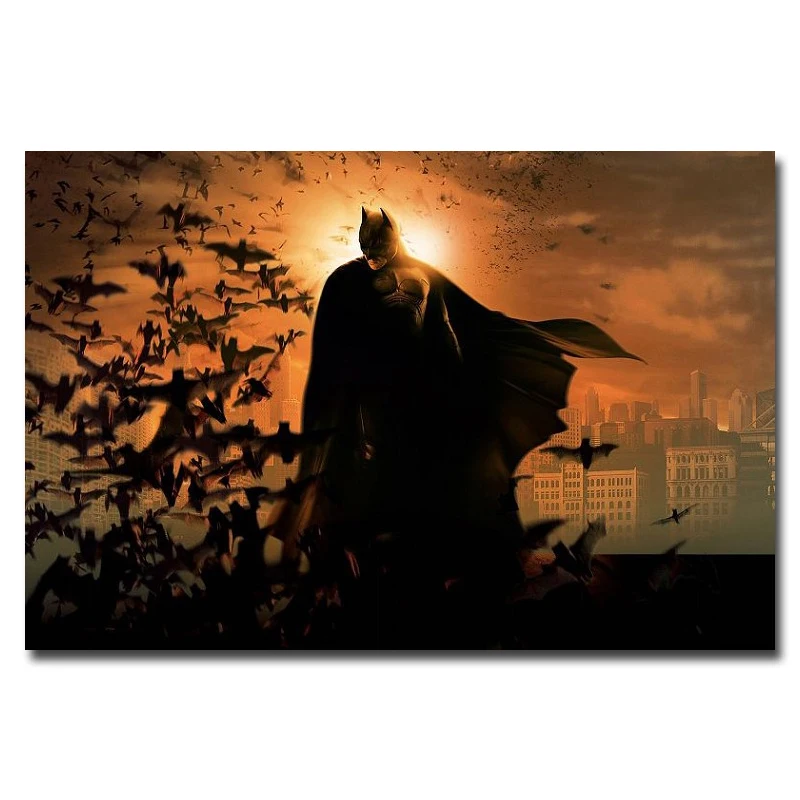 

Batman Joker The Dark Knight Rises Art Silk Poster Print 13x20 24x36 inch Superheroes Movie Picture for Room Wall Decoration 051
