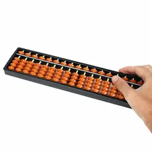 ABS Non toxic Materials Plastic Abacus Arithmetic Soroban 17 Digits Kids Maths Calculating Tool Educational Toys
