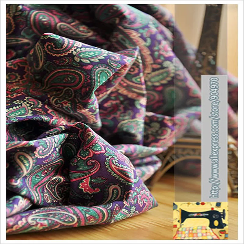 Великолепная 4 цвета 145x50 см хлопковая ткань хлопок Ruyi Лоскутная Ткань Домашний текстиль Хлопок Поплин Ткань для шитья