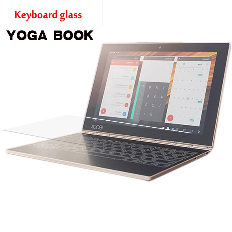 Закаленное стекло для клавиатуры с полным покрытием для lenovo YOGA Book 10,1 дюймов, защитная пленка для настольного экрана против царапин