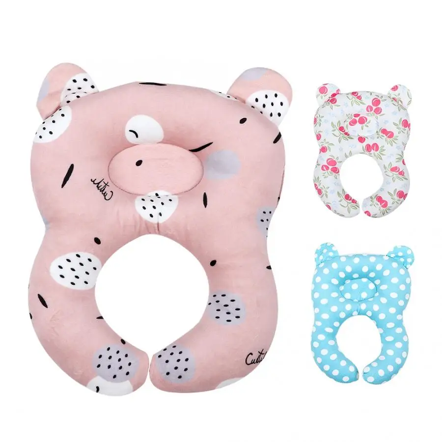 

Soft Baby Head Pillow Headrest Cotton Blend Safe Seat Stroller Cushion Neck Support Pillows