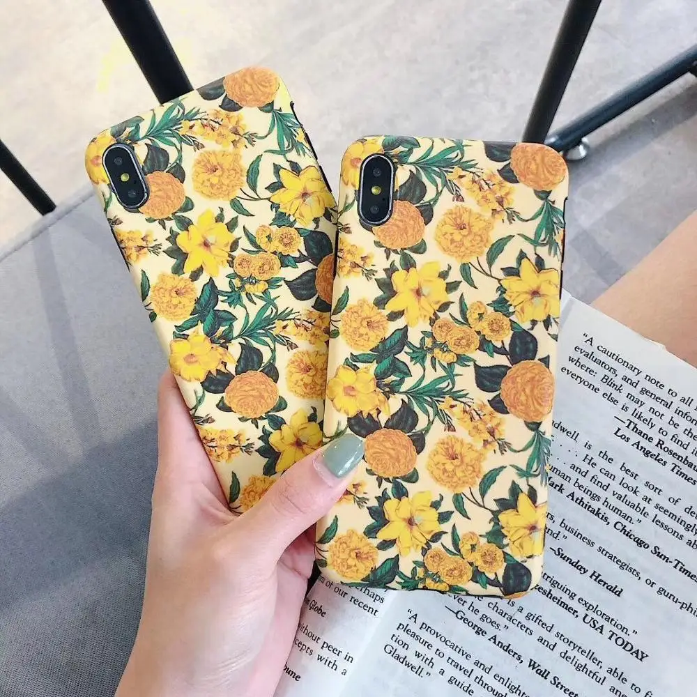 

Phone Case For OPPO R11S R9S Plus Soft Silicone TPU Retro Flower Paint Coque For Oppo R9 R11 Plus R15 R17