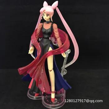 

SHF Sailor Moon Black Lady Water Ice Moon Black Princess PVC Action Figure Collectible Model Toy 15CM BOX Q126