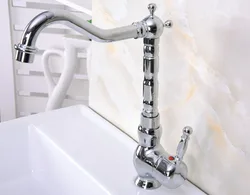 Deck Mounted Polished Chrome Brass Swivel Spout Single Lever Handle Kitchen/Bar Bathroom Sink Faucet Hot&Cold Mixer Tap anf671