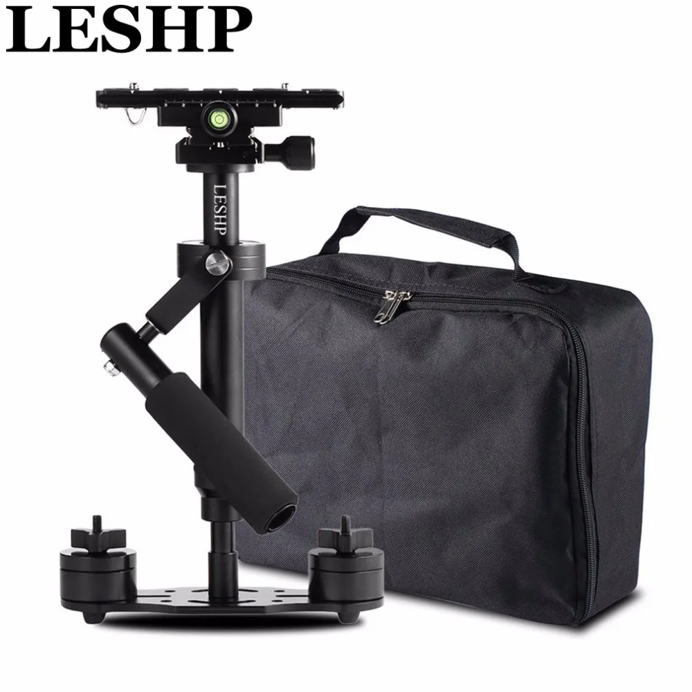 

LESHP S40 Mini Handheld Metal Digital Camera Stabilizer Grip with Quick Release Plate 1/4" Screw For DSLR Cameras Sony Canon