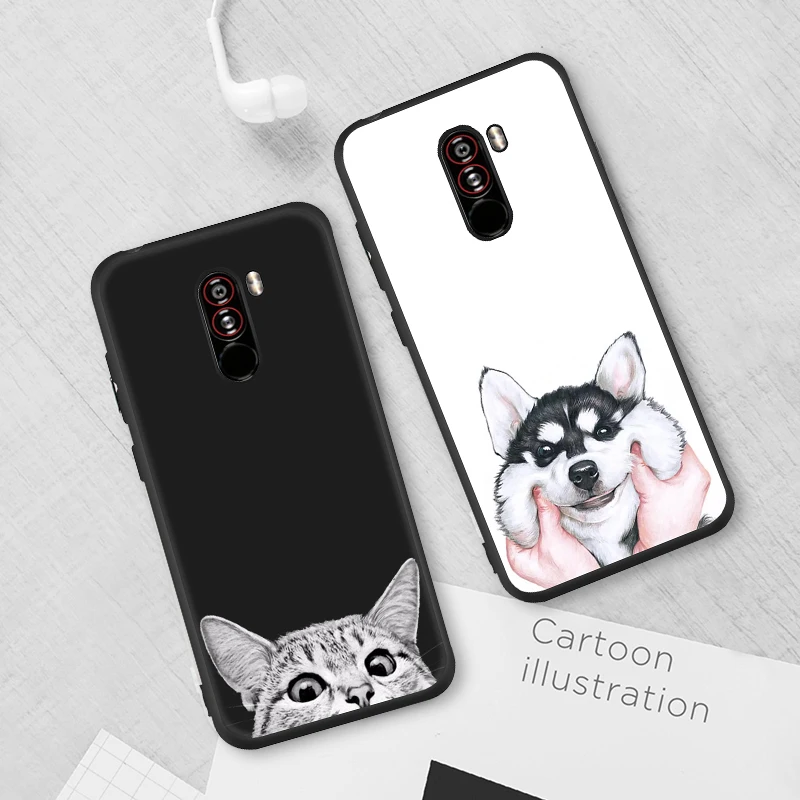 

Luxury Fashion Pattern TPU Case For Xiaomi Pocophone F1 Mi8 SE 5X 6X A1 A2 Soft Silicone Back Cover Cute Animals Flowers Coque