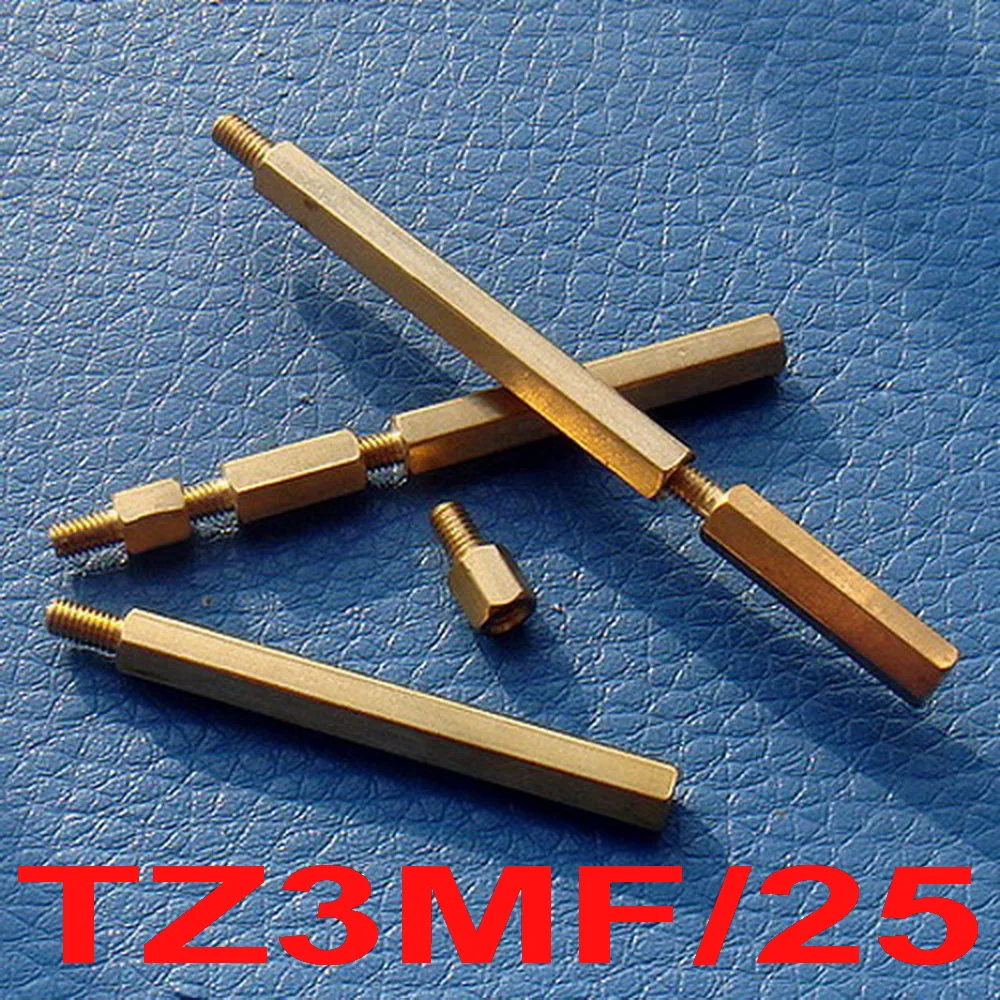 

( 50 pcs/lot ) 25mm PCB Spacer Hex Stand-Off Pillar, Male-Female.